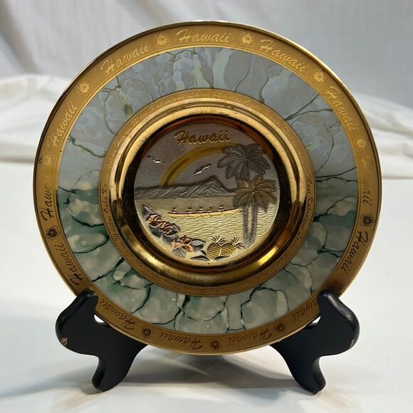 Chokin Hawaii collector plate‎ - Picture 2 of 7